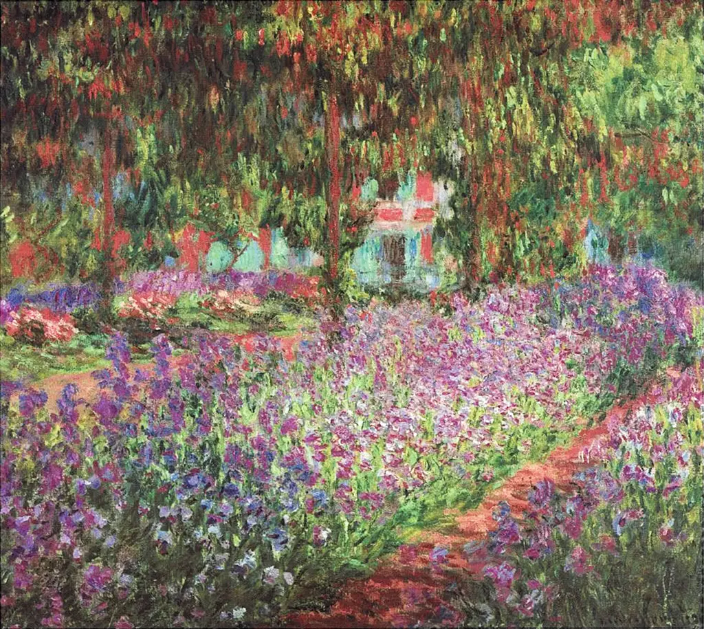 Artist's Garden at Giverny in Detail Claude Monet